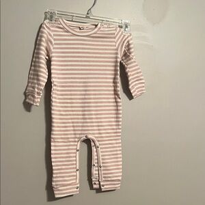 Striped Pink Kids One Piece